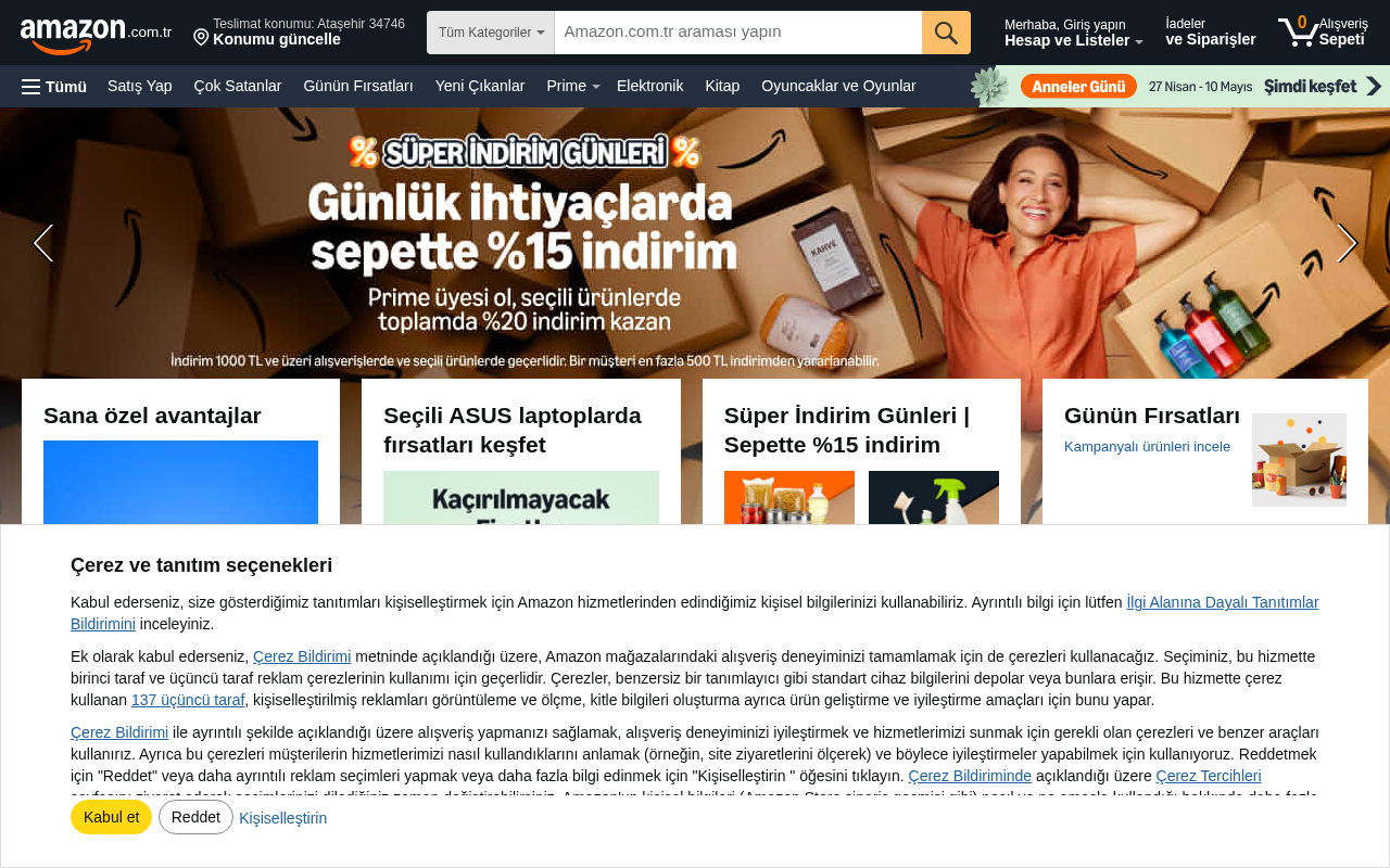Amazon TR screenshot — 05 May 2026