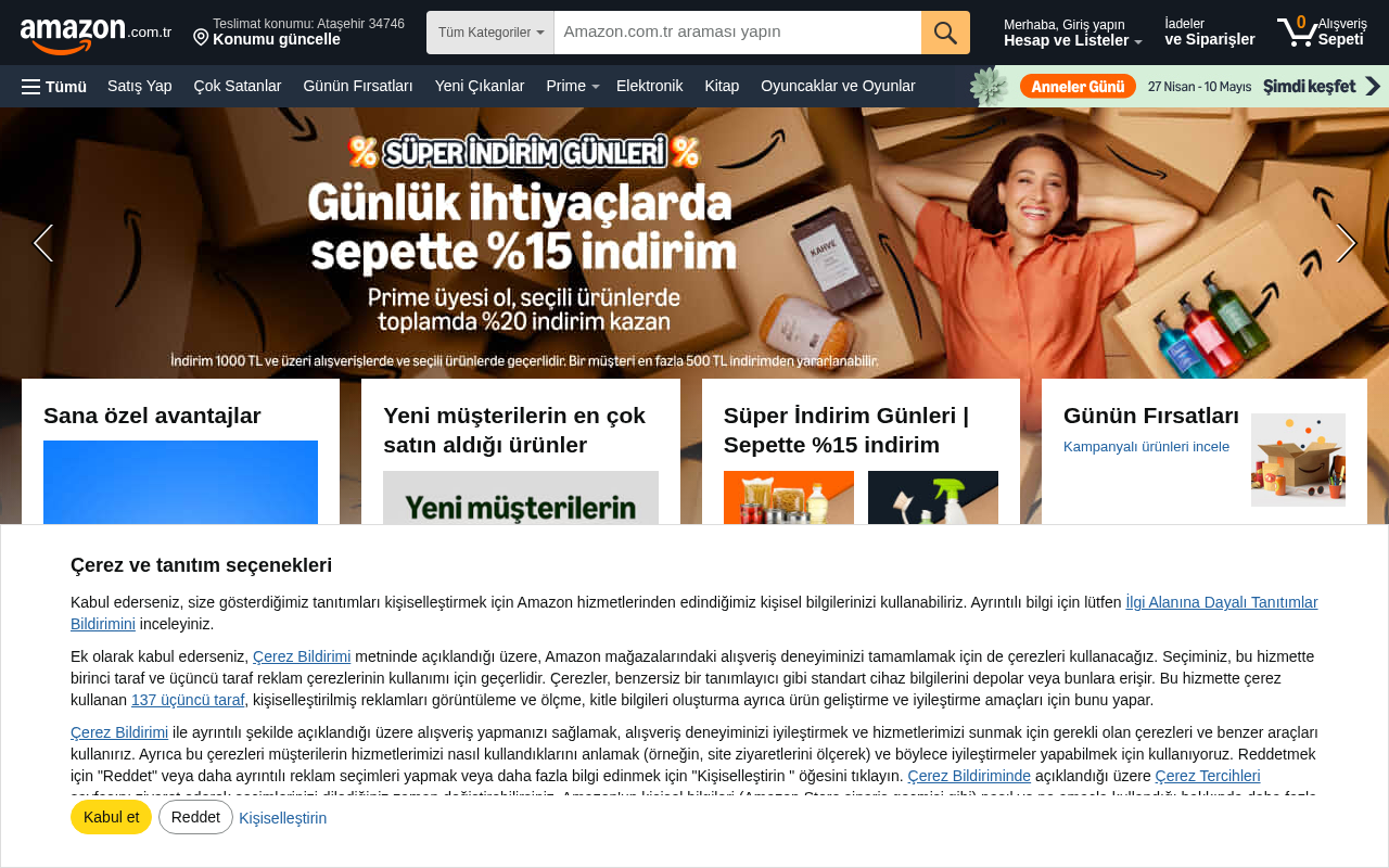 Amazon TR screenshot — 06 May 2026