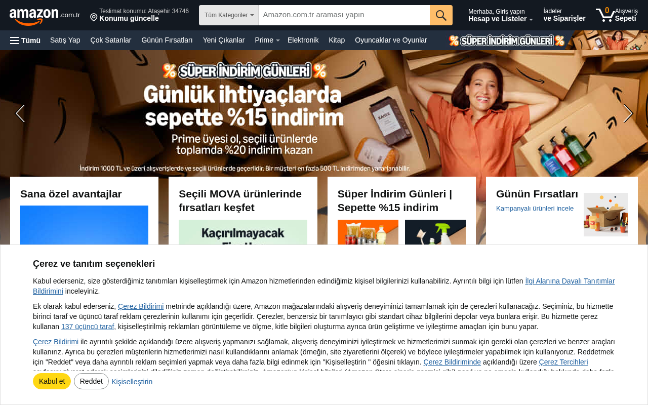 Amazon TR screenshot — 09 May 2026