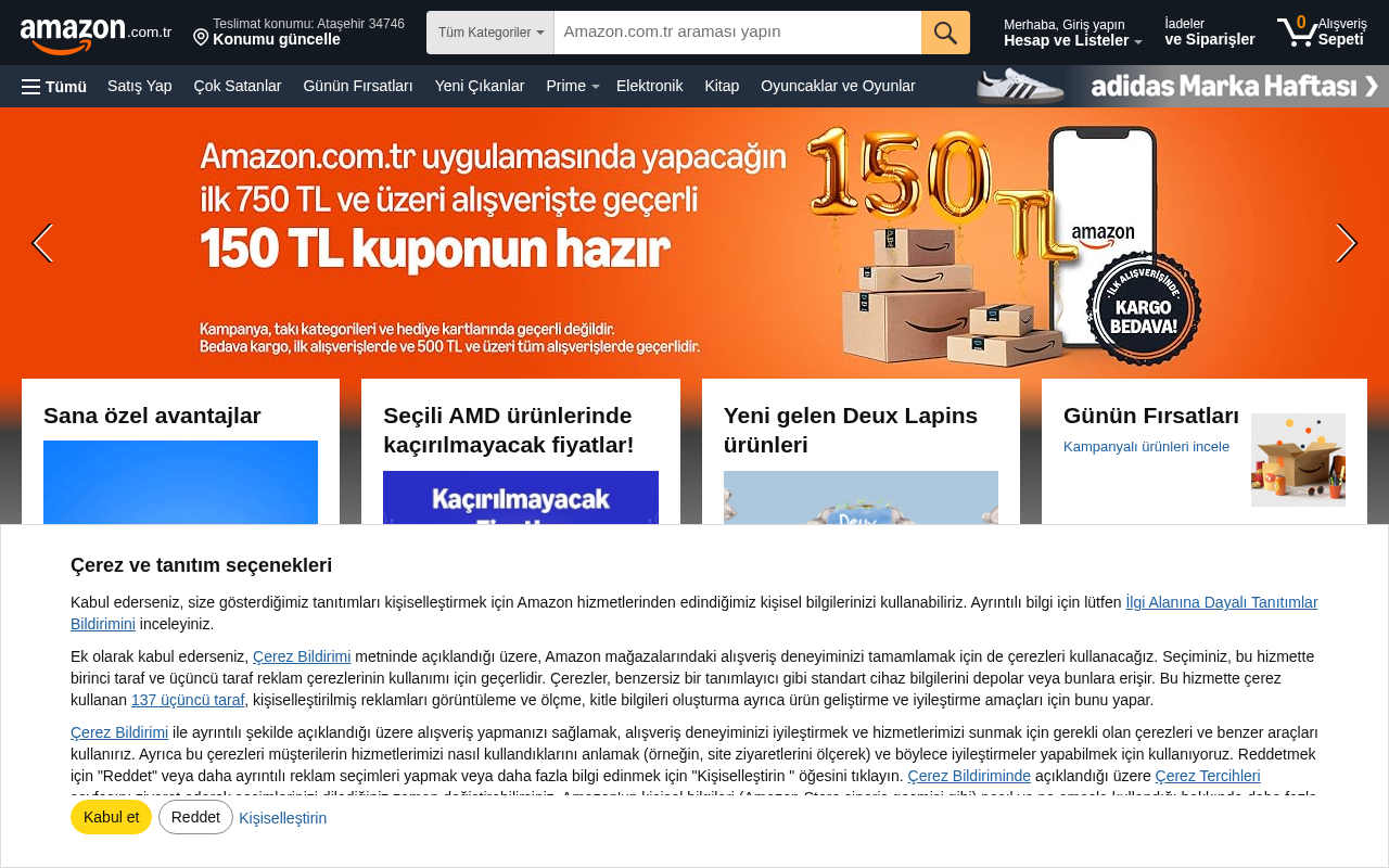 Amazon TR screenshot — 14 May 2026