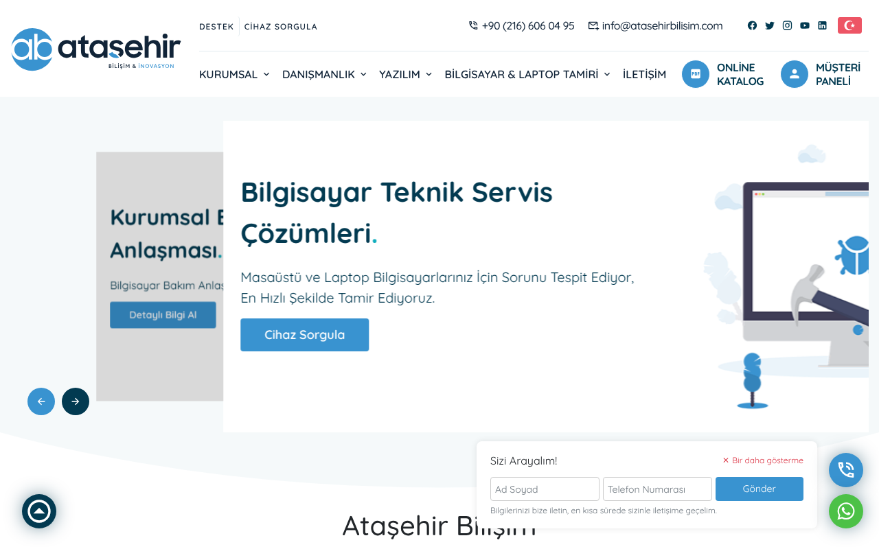 Ataşehir Bilişim screenshot — 30 Apr 2026