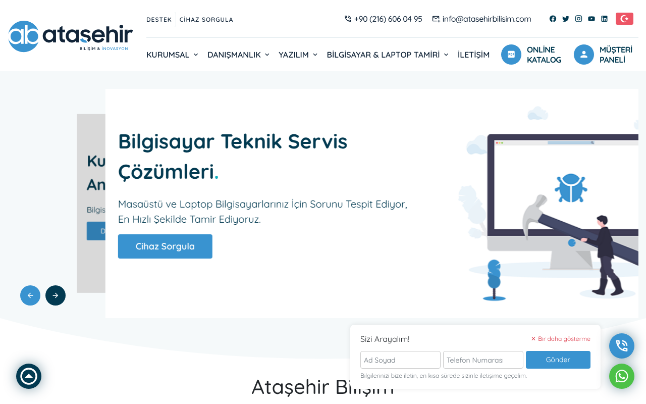 Ataşehir Bilişim screenshot
