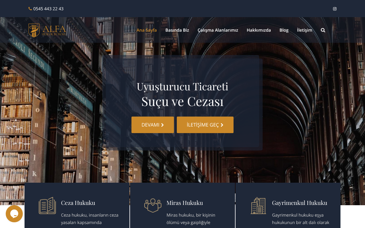 Alfa Hukuk Bürosu screenshot