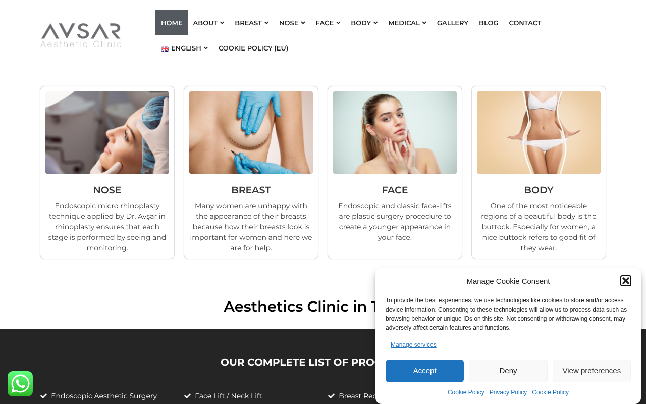 Avşar Clinic screenshot