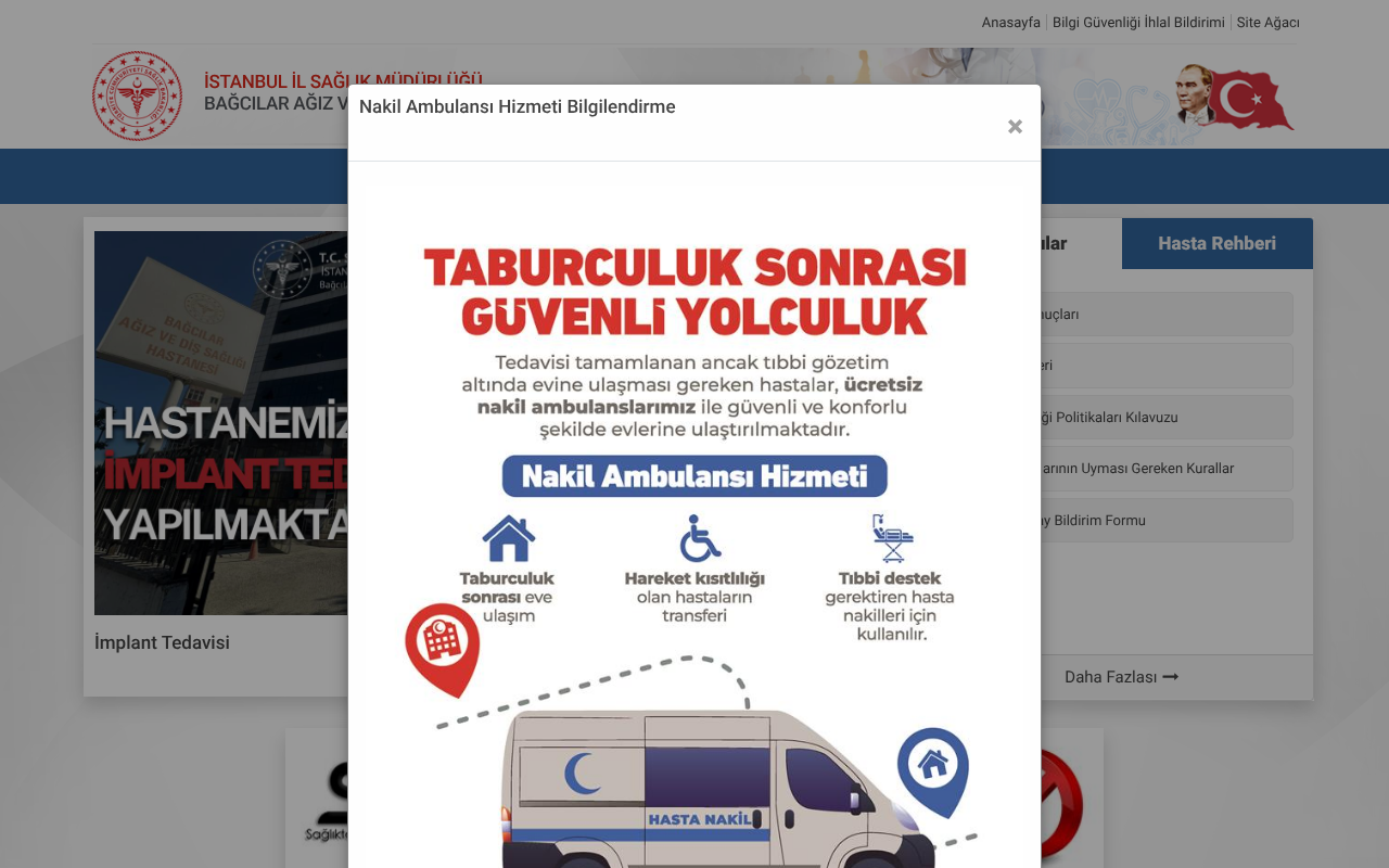 T.C. Sağlık Bakanlığı screenshot — 30 Apr 2026