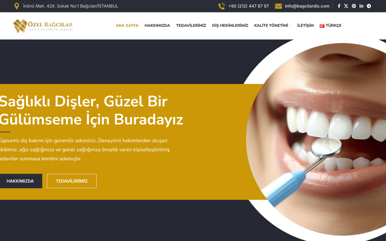 Bağcılar Ağız ve Diş Sağlığı Merkezi screenshot