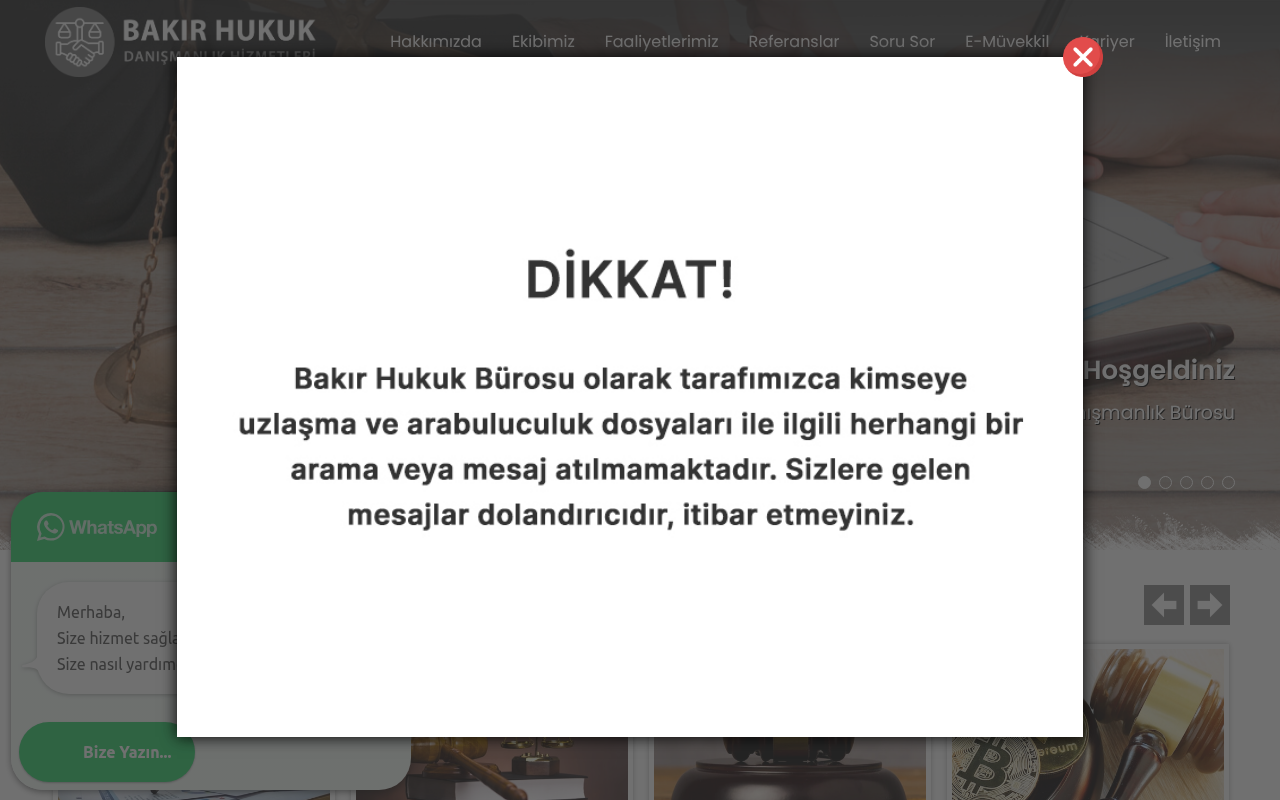 Avukat Ferhat Bakır screenshot