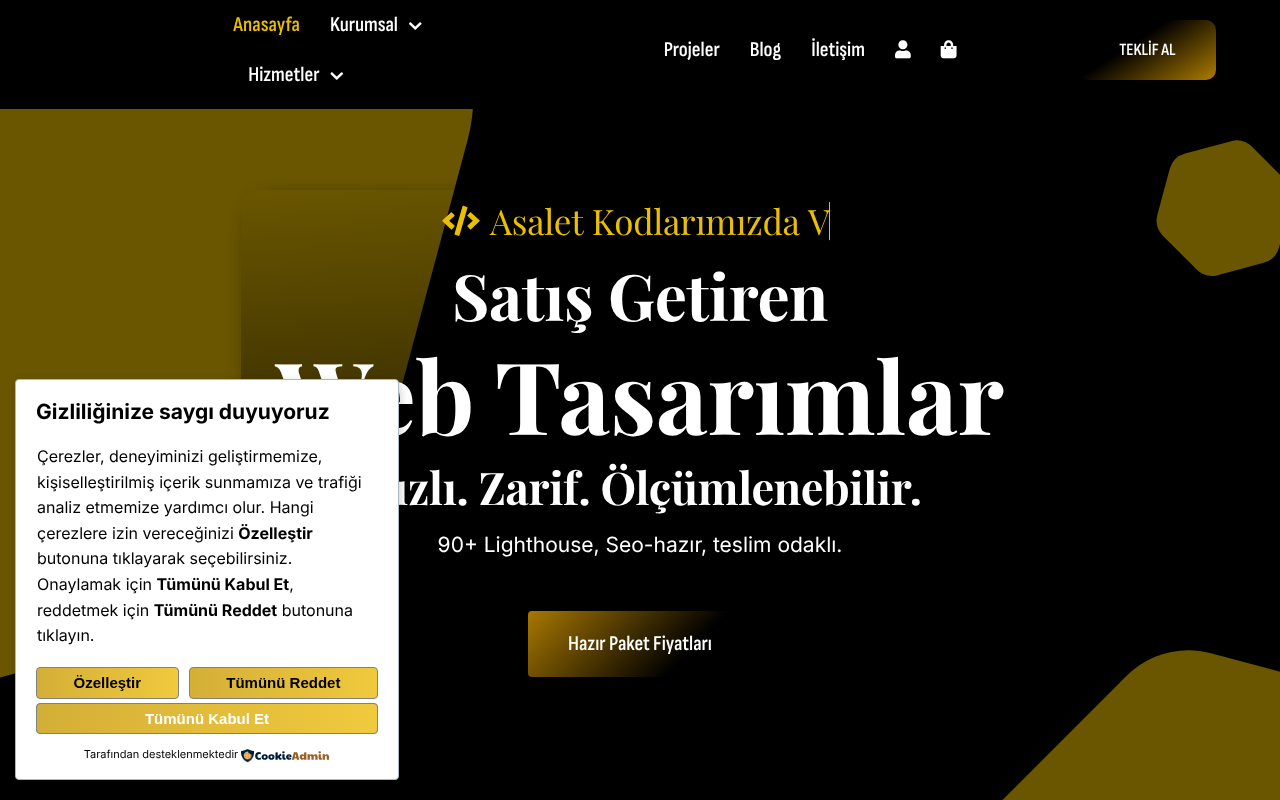 B C L Web Tasarım screenshot