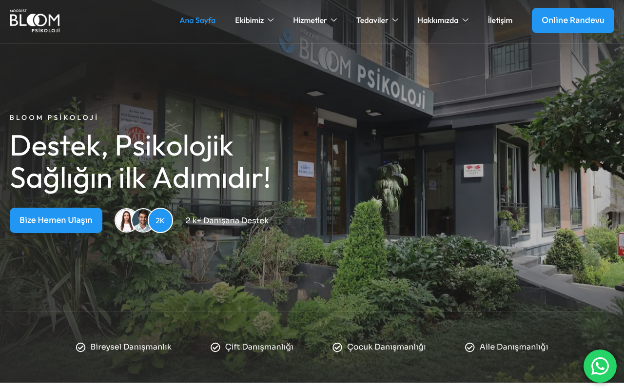 Bloom Psikoloji screenshot — 30 Apr 2026