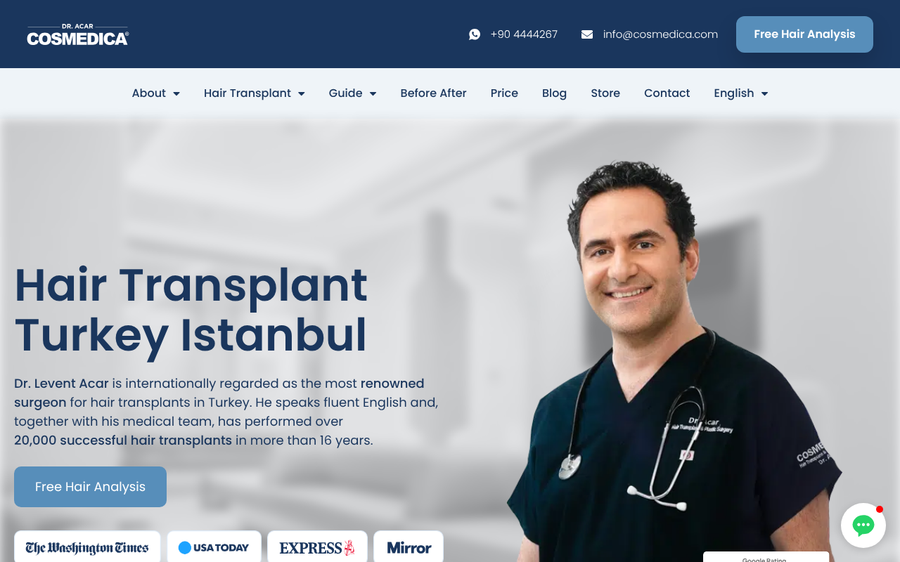 Hair Transplant Turkey screenshot