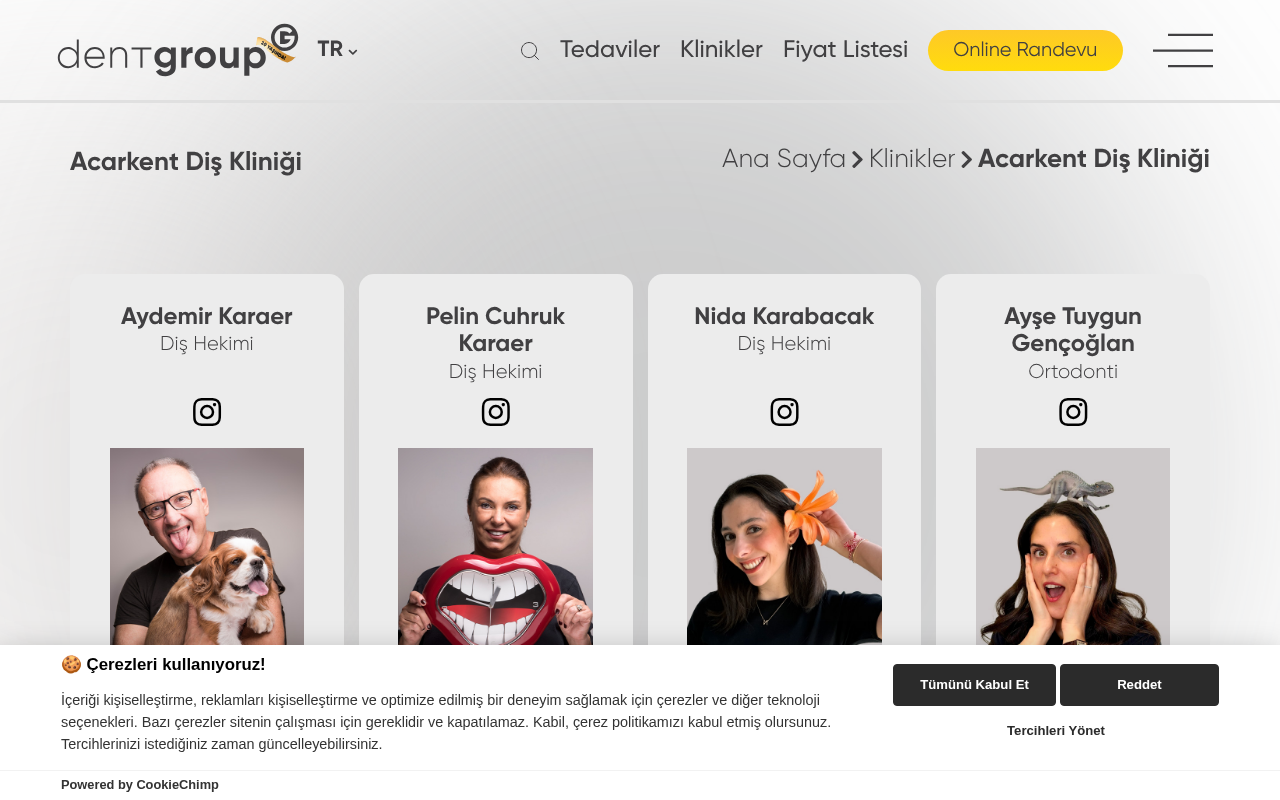 Dentgroup Acarkent Diş Kliniği screenshot