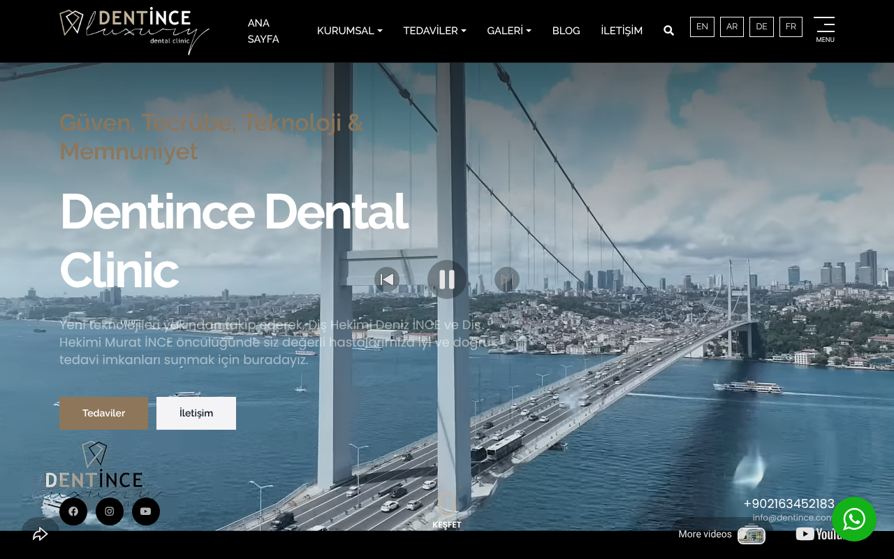 Dentince | Ağız ve Diş Sağlığı Polikliniği, Kadıköy screenshot