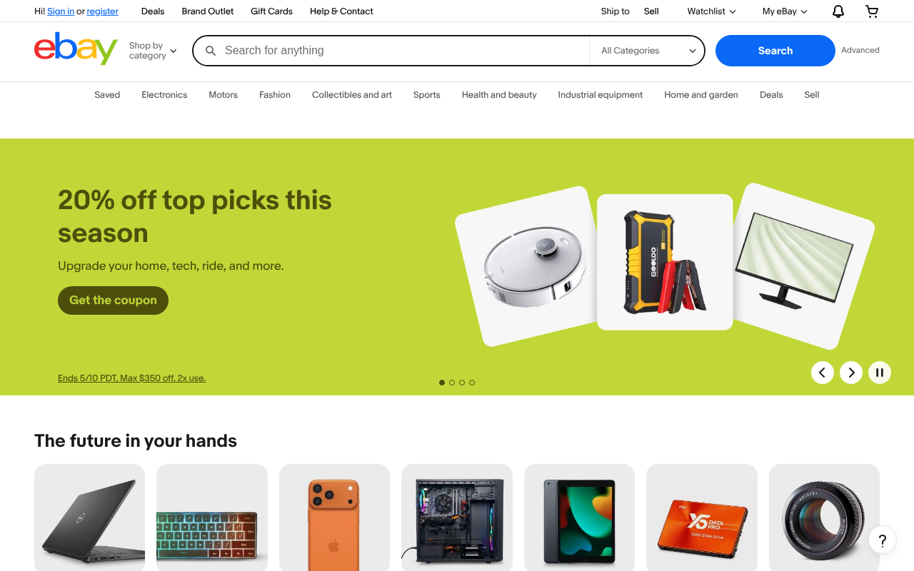 Electronics, Cars, Fashion, Collectibles &amp; More screenshot
