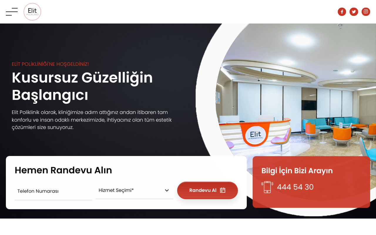 Elit Polikliniği screenshot — 30 Apr 2026