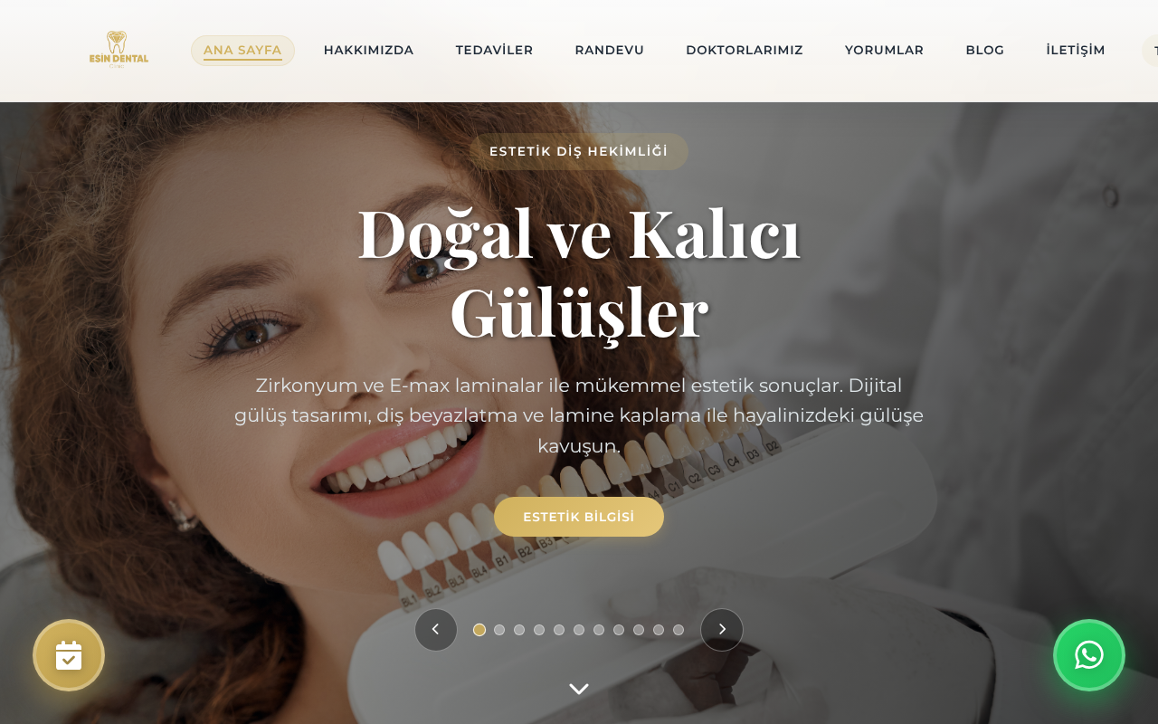 Özel Esin Ağız Ve Diş Sağlığı Polikliniği screenshot