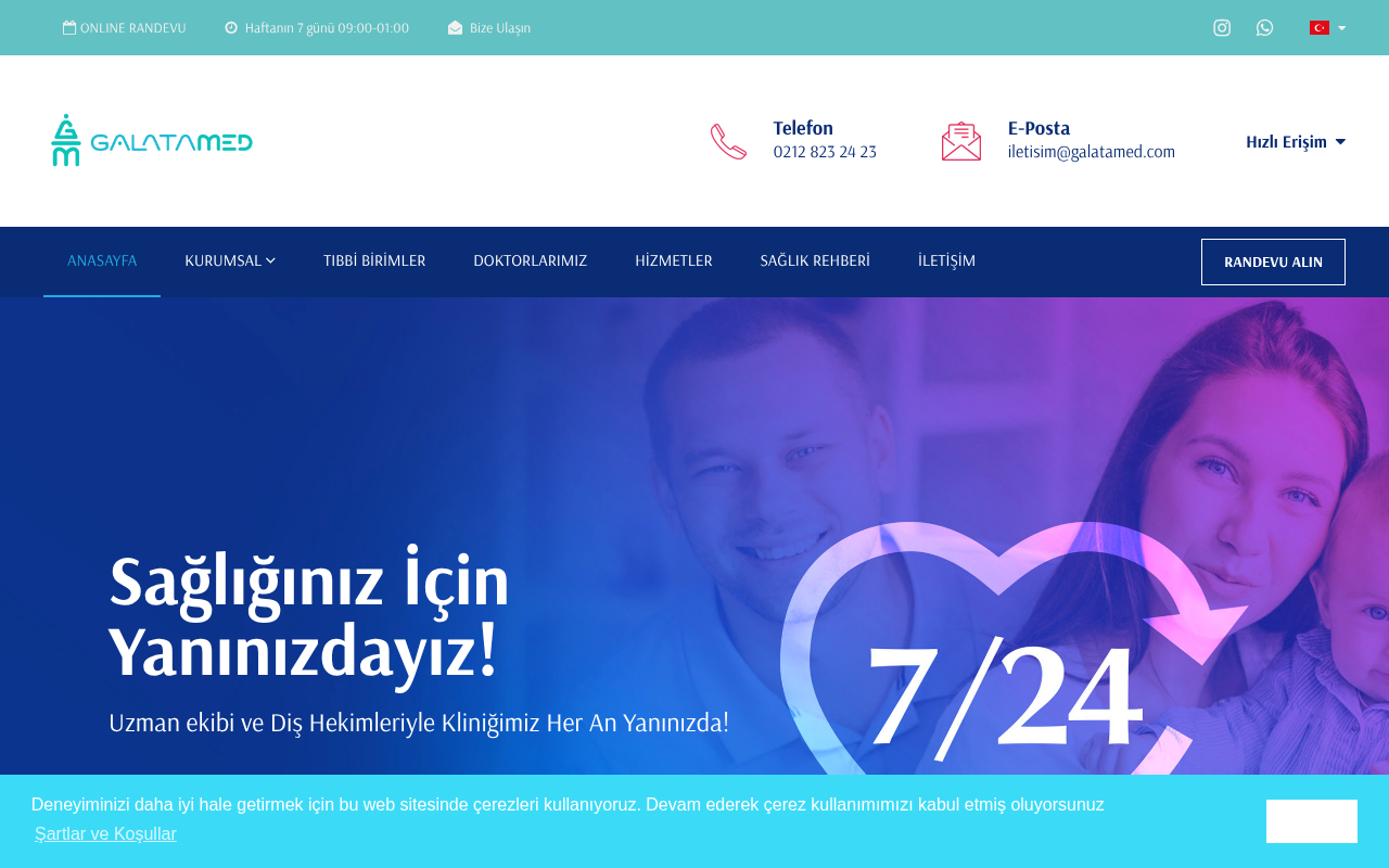 Galatamed Oral and Dental Health Clinic screenshot — 30 Apr 2026