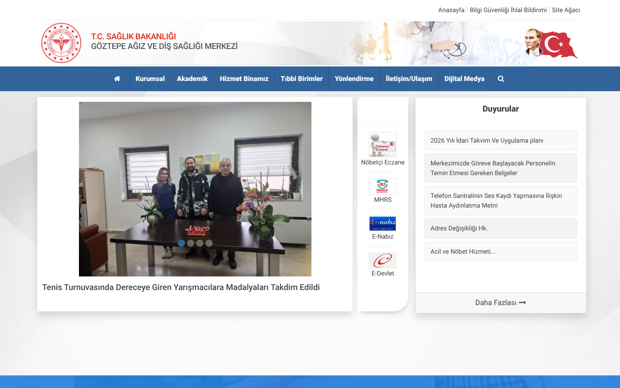 T.C. Sağlık Bakanlığı screenshot — 30 Apr 2026
