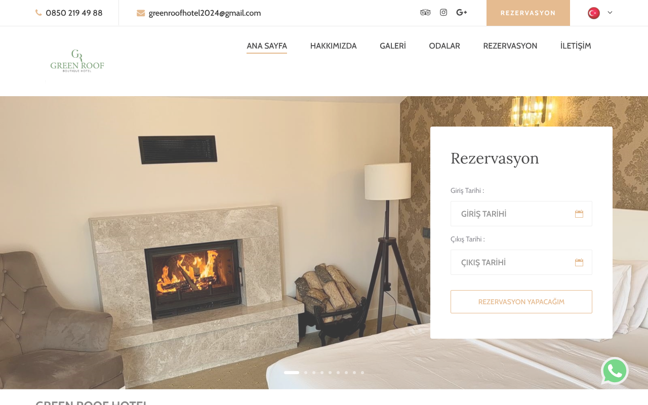Green Roof Hotel & SPA screenshot