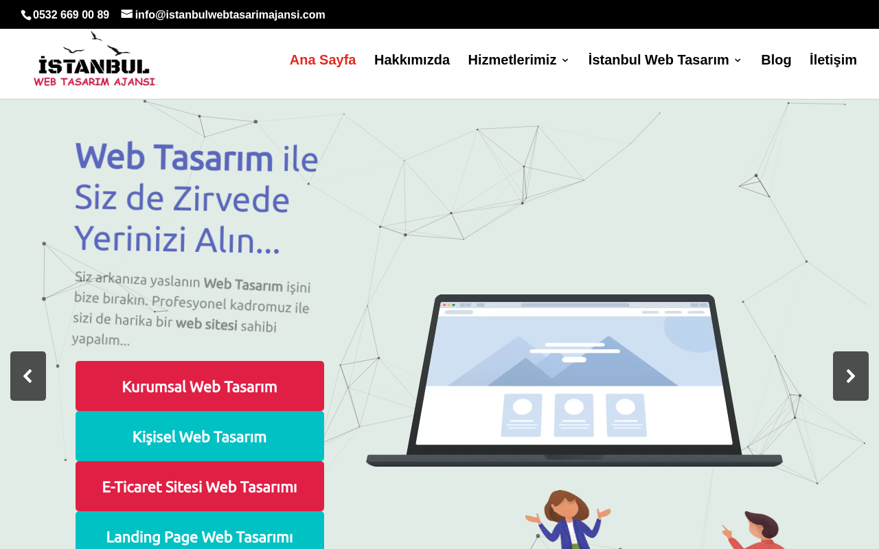İstanbul Web Tasarım Ajansı screenshot