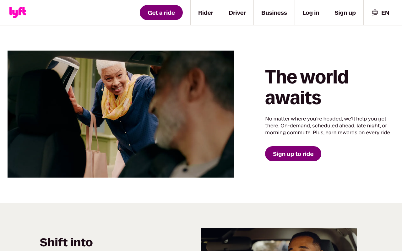 Lyft screenshot