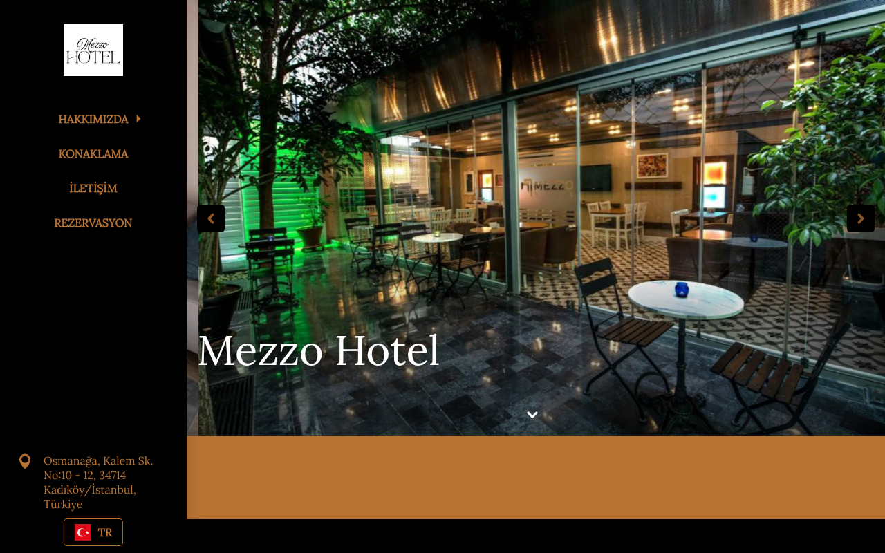 Mezzo Hotel screenshot — 30 Apr 2026