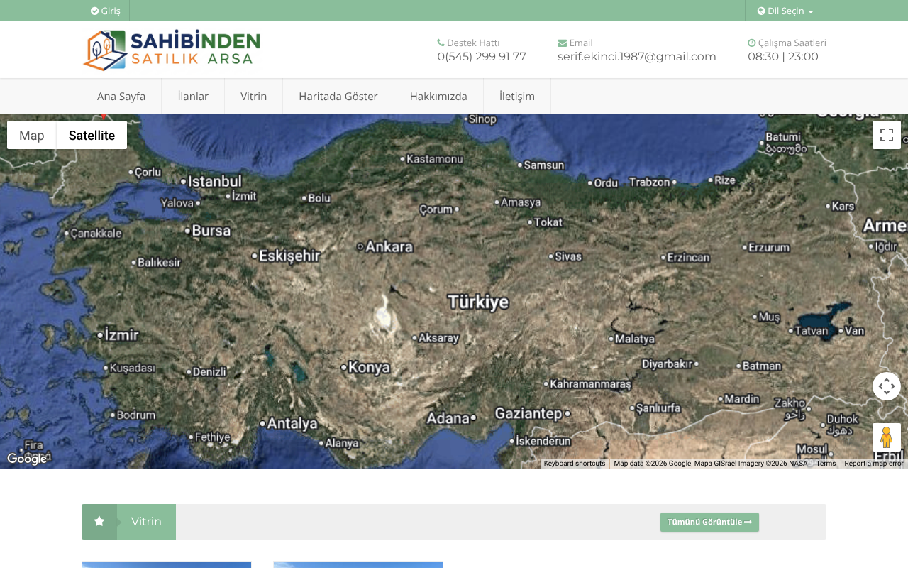 Sahibinden Satılık Arsa screenshot