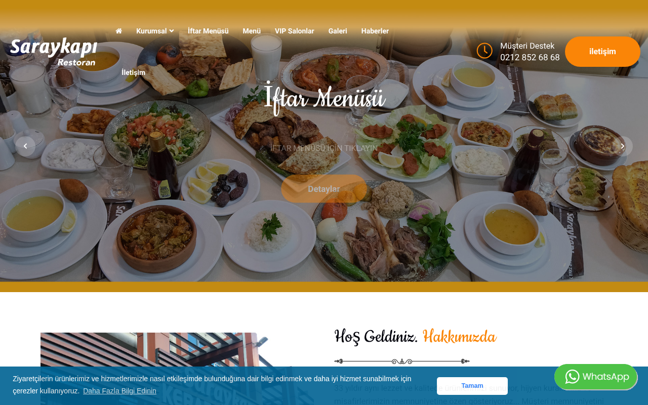 Saraykapı Restoran screenshot — 30 Apr 2026