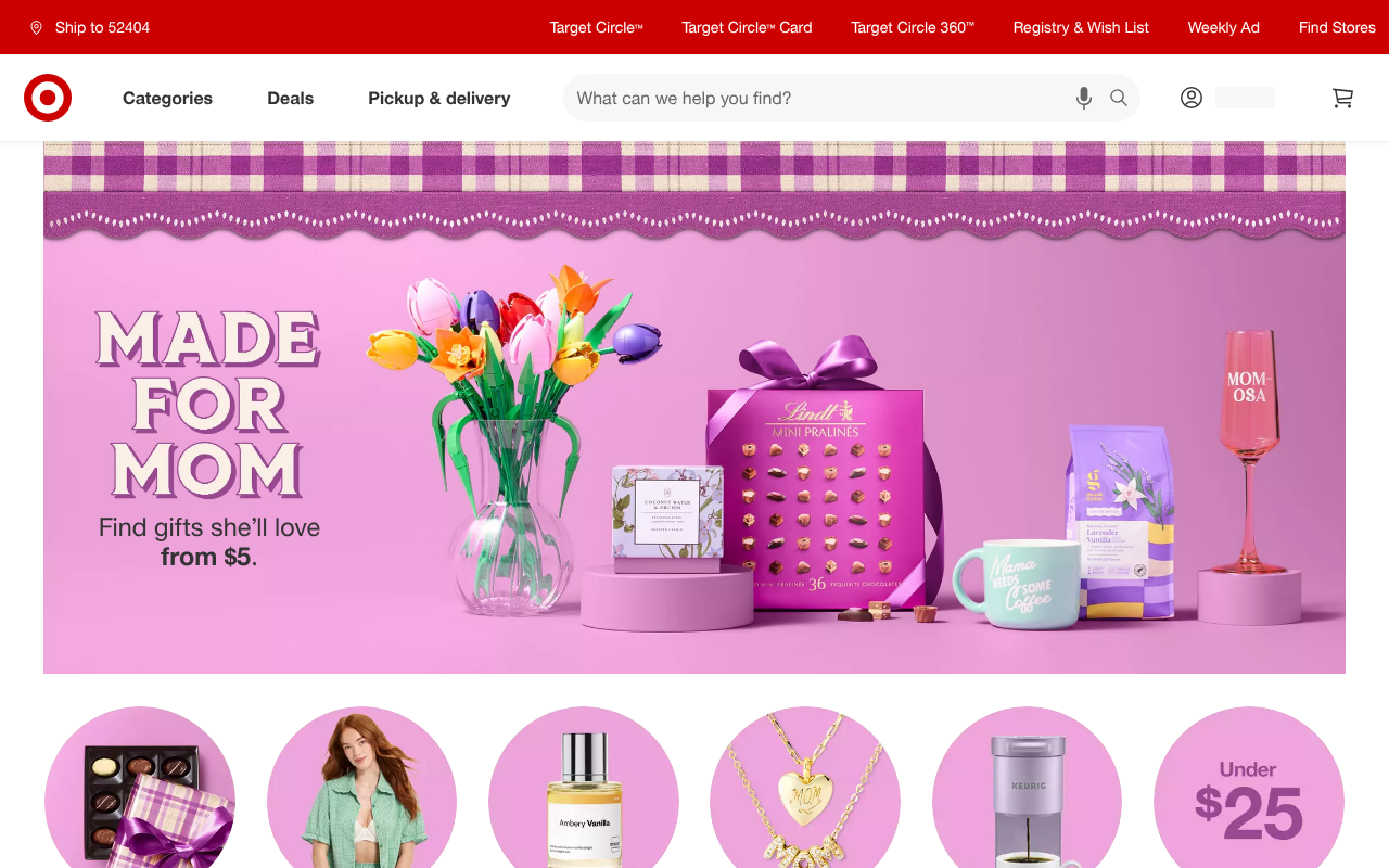 Target : Expect More. Pay Less. screenshot