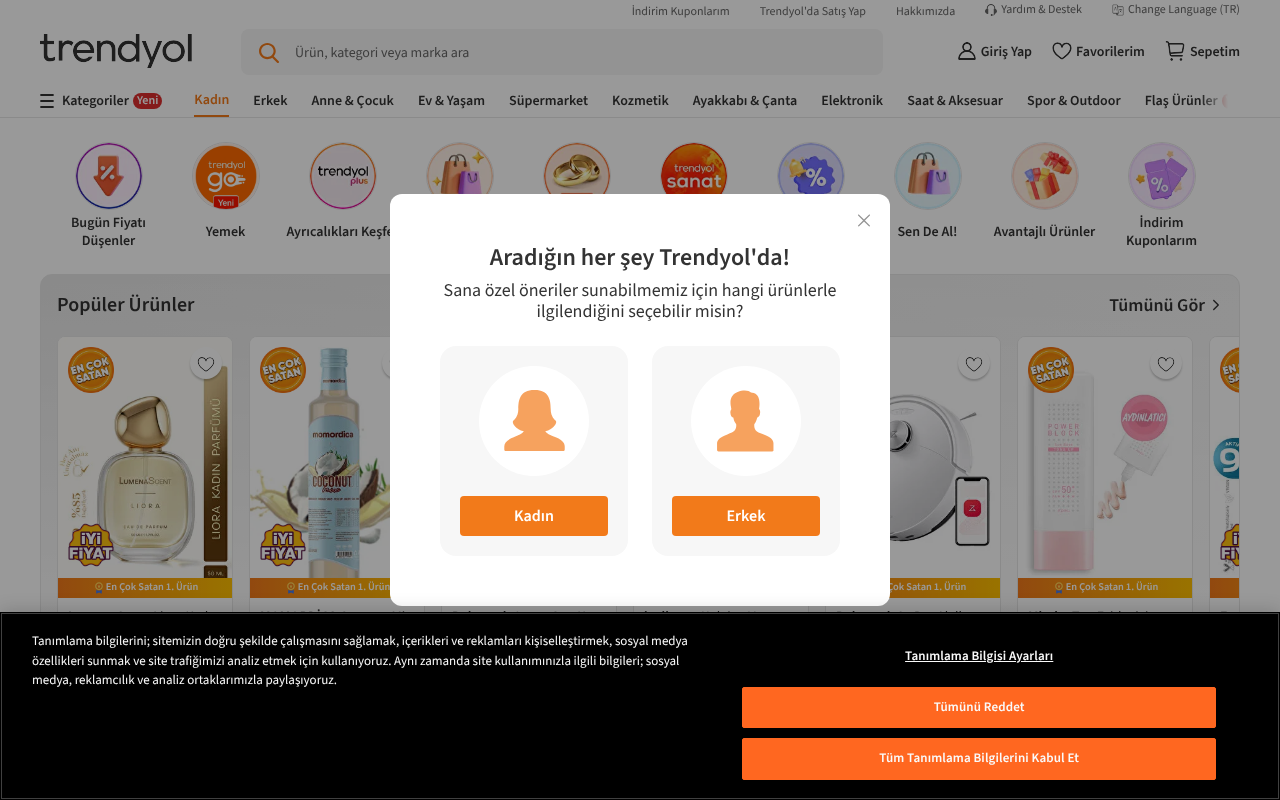 Trendyol screenshot — 01 May 2026