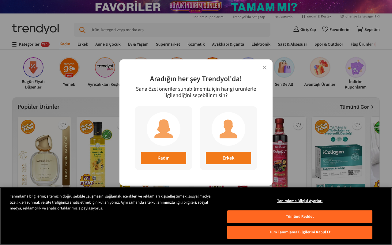 Trendyol screenshot — 04 May 2026