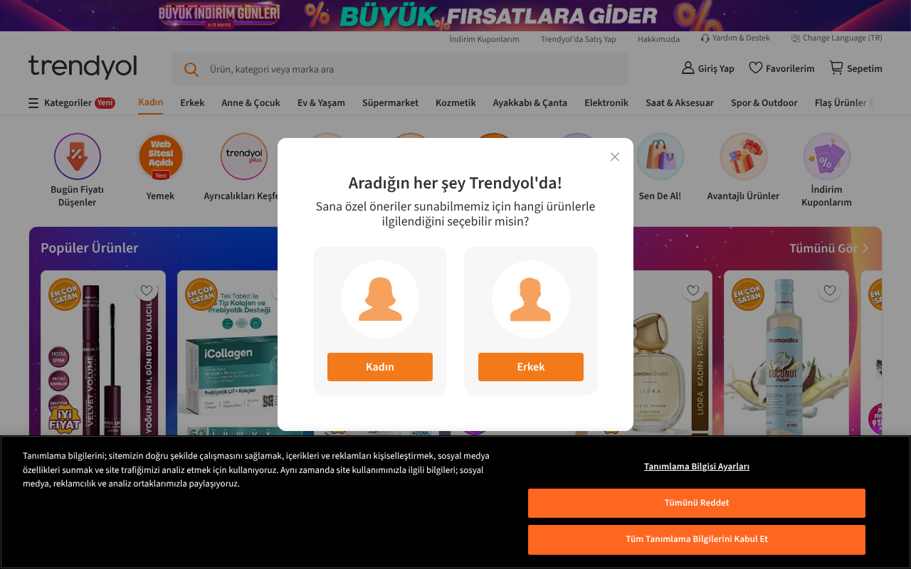 Trendyol screenshot — 09 May 2026