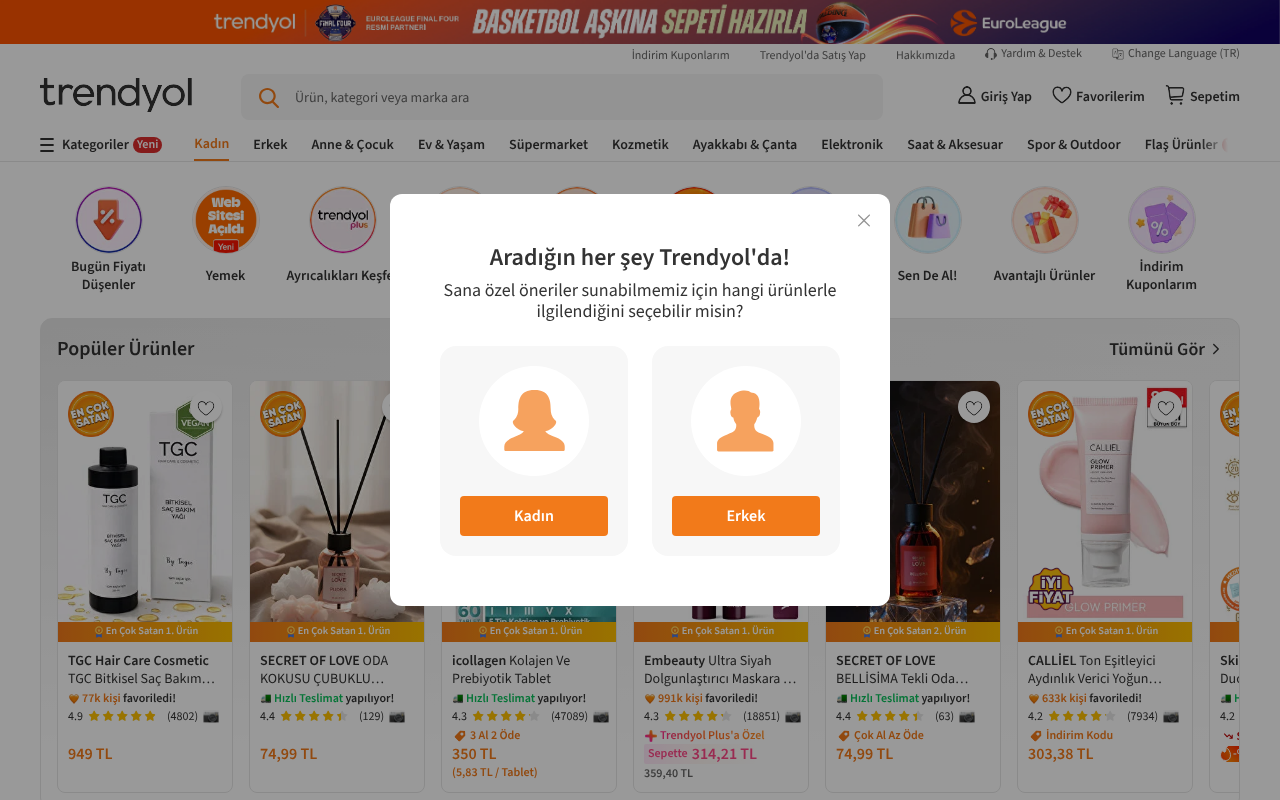 Trendyol screenshot