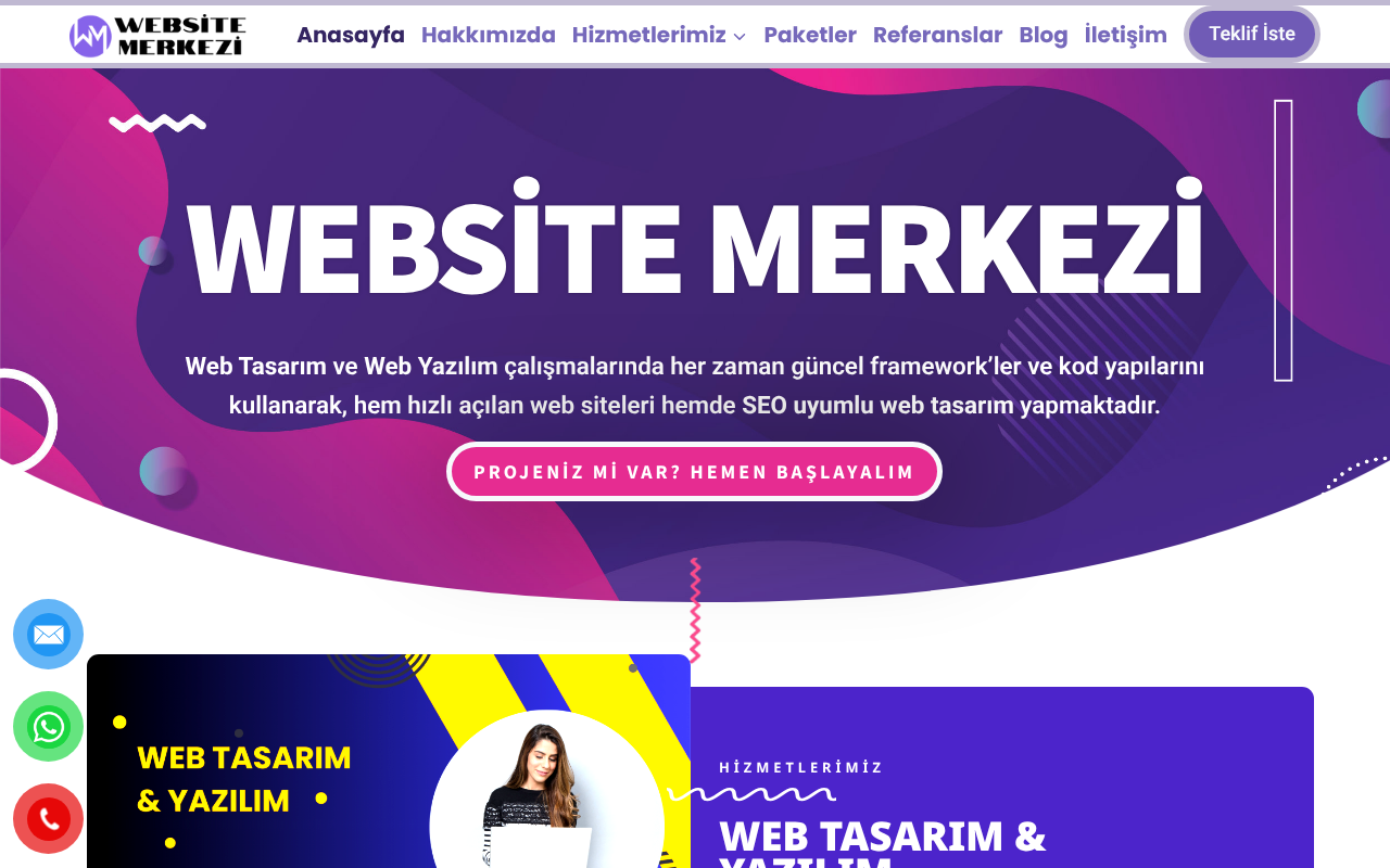 Website Merkezi screenshot