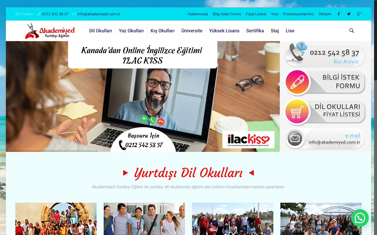 Akademiyed Yurtdışı Eğitim screenshot