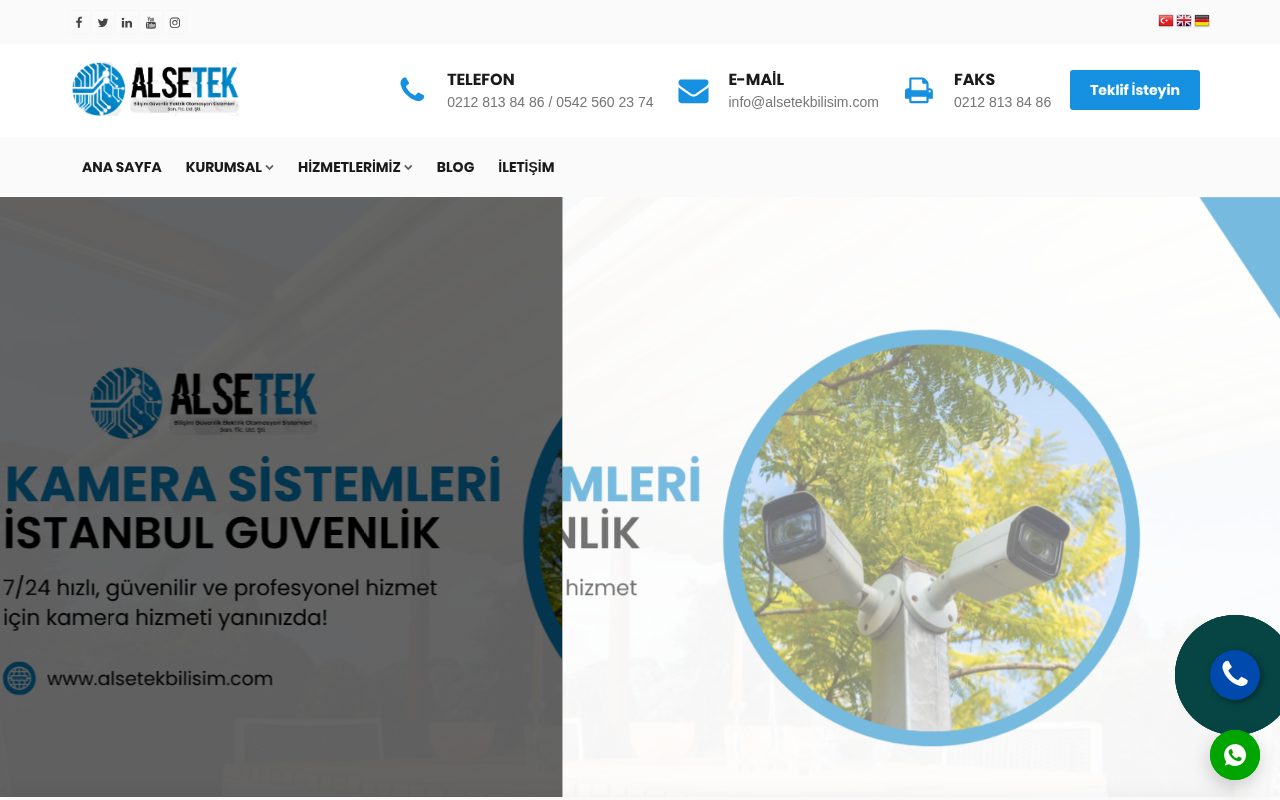 İstanbul Güvenlik &amp; Kamera Sistemleri screenshot — 30 Apr 2026