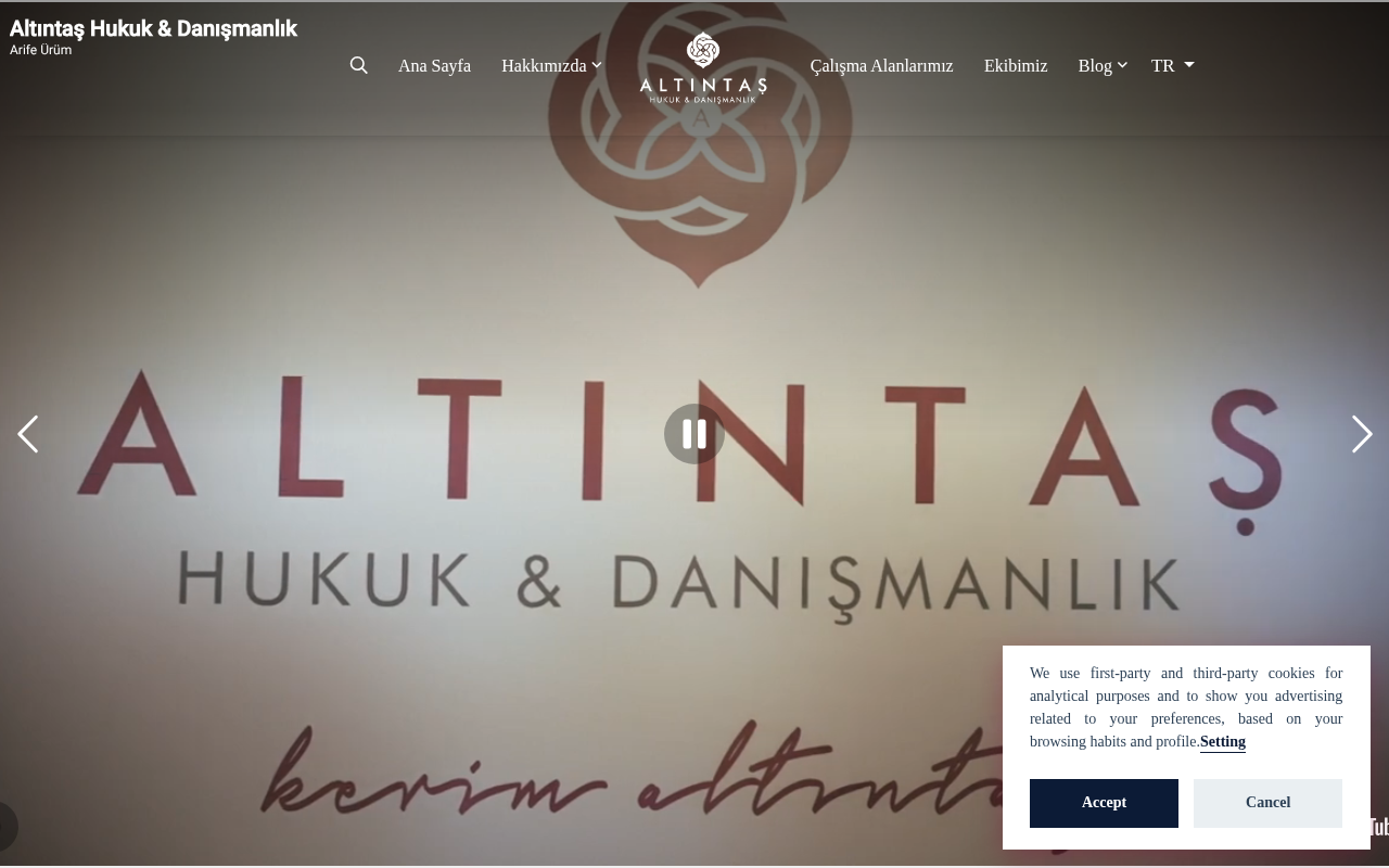 Altıntaş Hukuk &amp; Danışmanlık screenshot