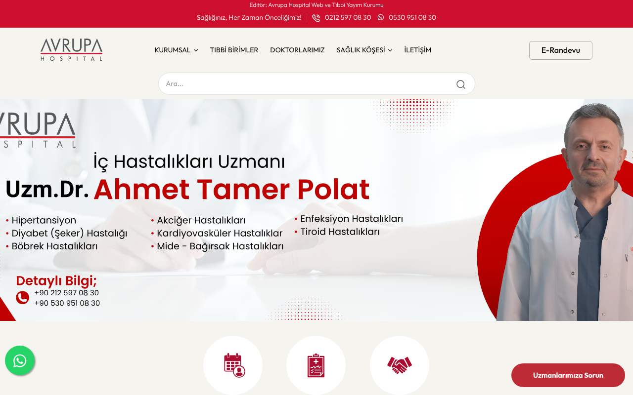 Arnavutköy Avrupa Hospital screenshot