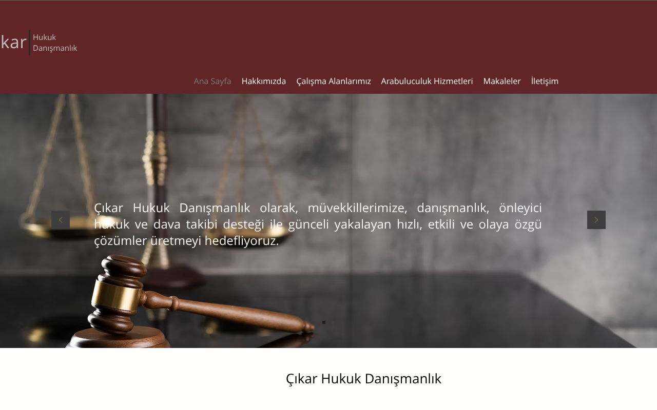 ÇIKAR HUKUK BÜROSU screenshot