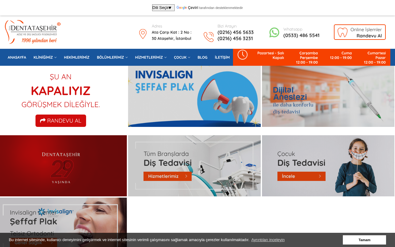 Özel Dentataşehir Diş Polikliniği screenshot
