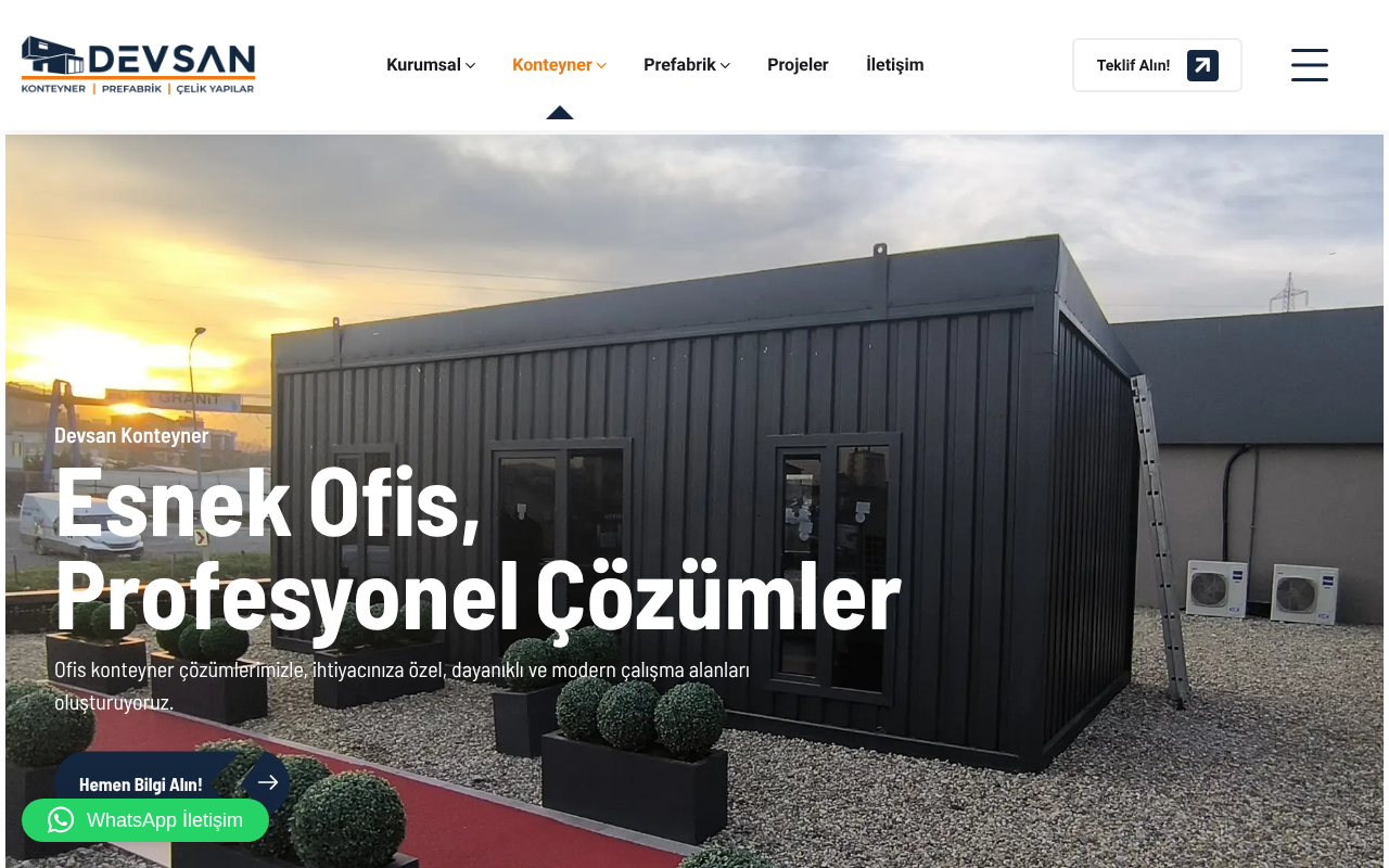 Devsan Konteyner screenshot