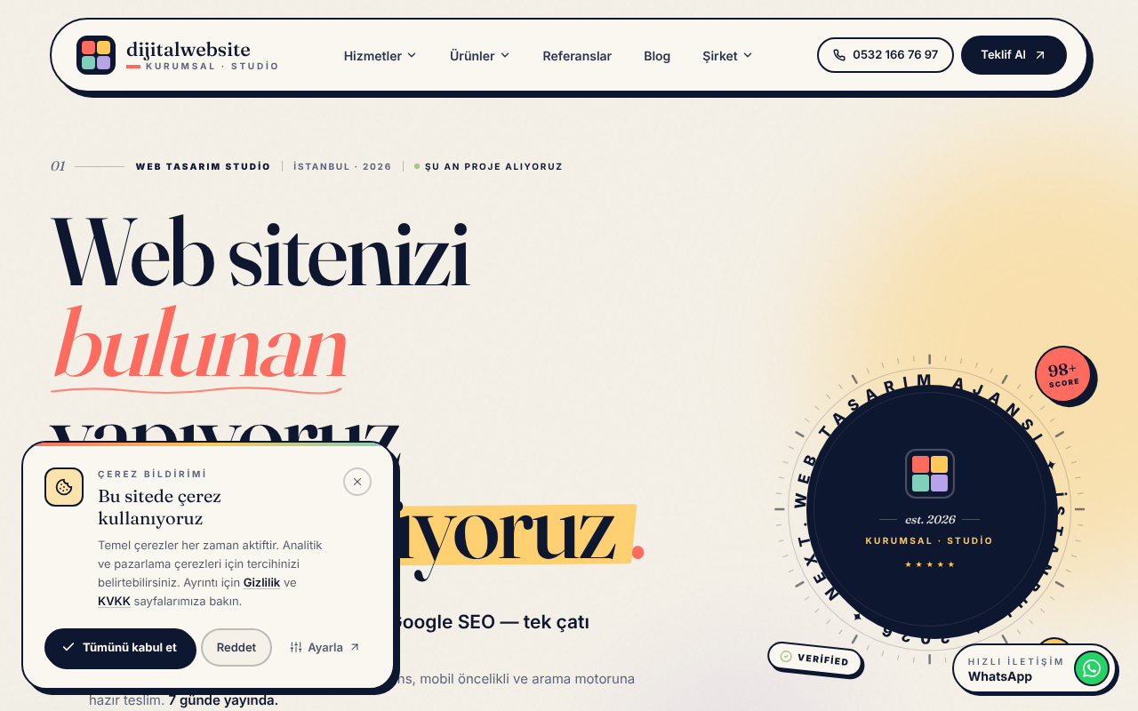 Dijital Website screenshot — 30 Apr 2026