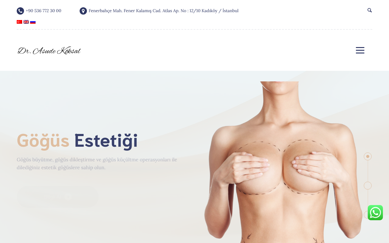 Estetik, Plastik ve Rekonstrüktif Cerrahi Uzmanı screenshot