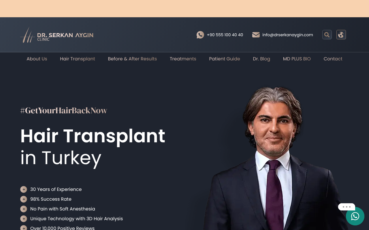 Hair Transplant Turkey screenshot