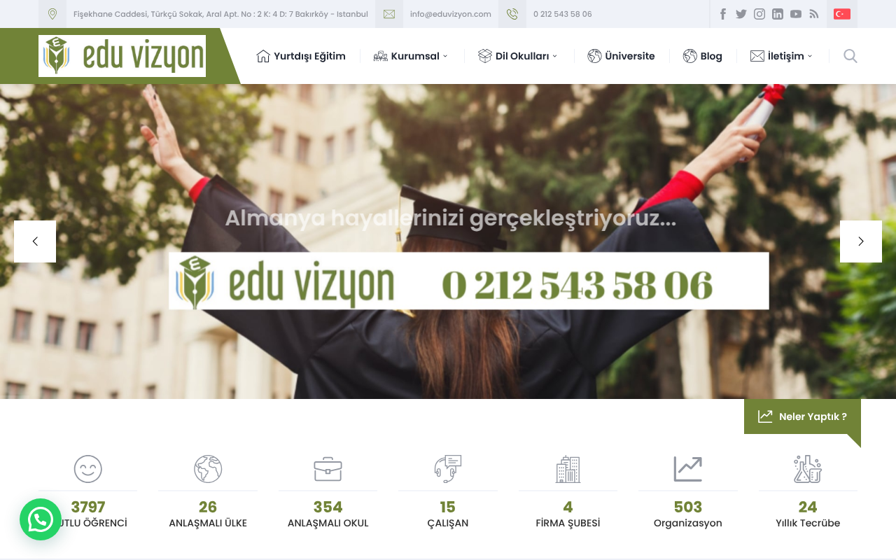 Yurtdışı Eğitim Danışmanlığı screenshot