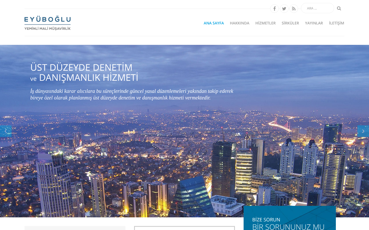 Eyüboğlu Yeminli Mali Müşavirlik, Bağımsız Denetim, kadıköy Istanbul screenshot — 30 Apr 2026