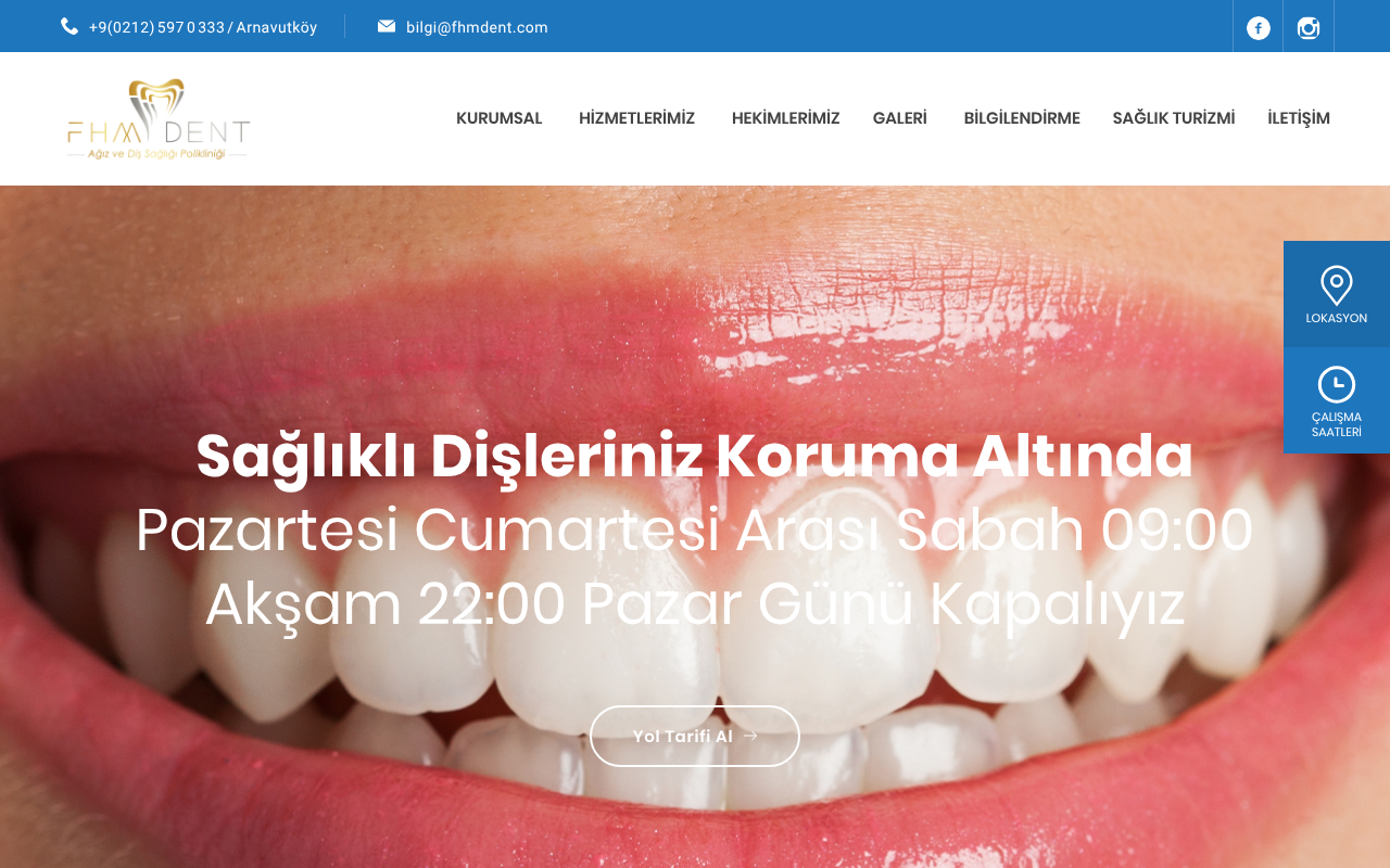 FHM Dent Ağız ve Diş Sağlığı Polikliniği screenshot