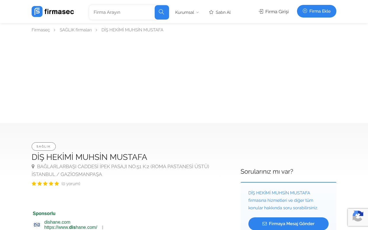 DİŞ HEKİMİ MUHSİN MUSTAFA screenshot