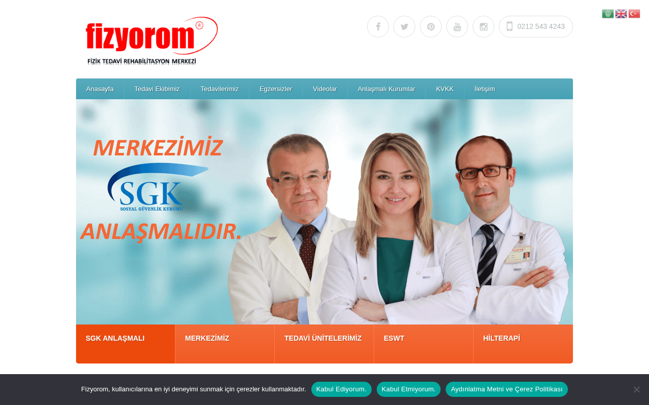Fizyorom Fizik Tedavi Merkezi screenshot — 30 Apr 2026
