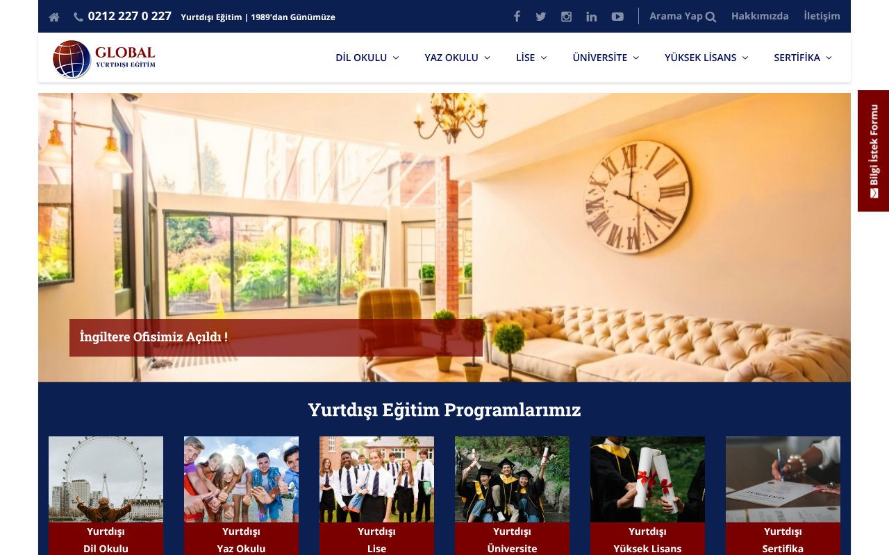 Global Yurtdışı Eğitim screenshot — 30 Apr 2026