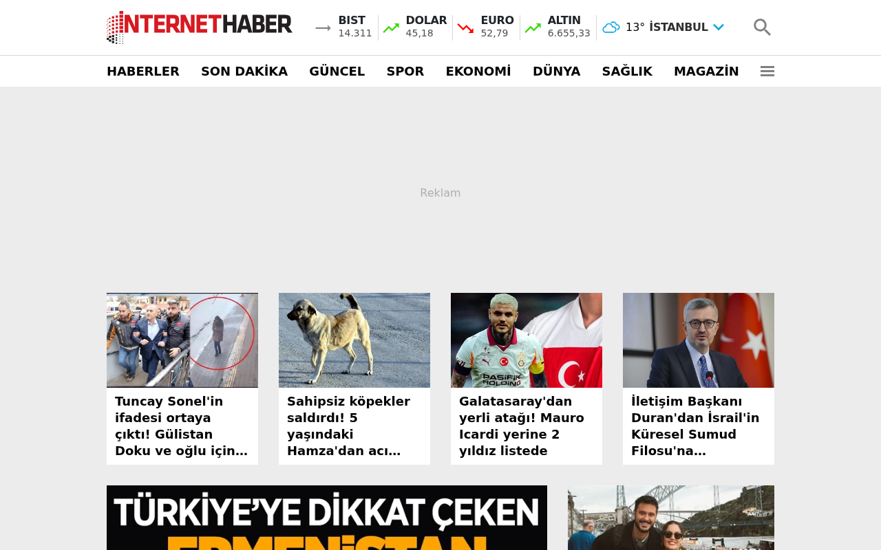 İnternet Haber screenshot — 30 Apr 2026